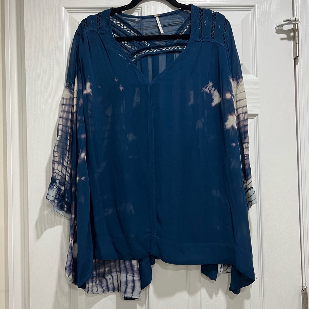 FREE PEOPLE FLOWY TIE DYE TOP